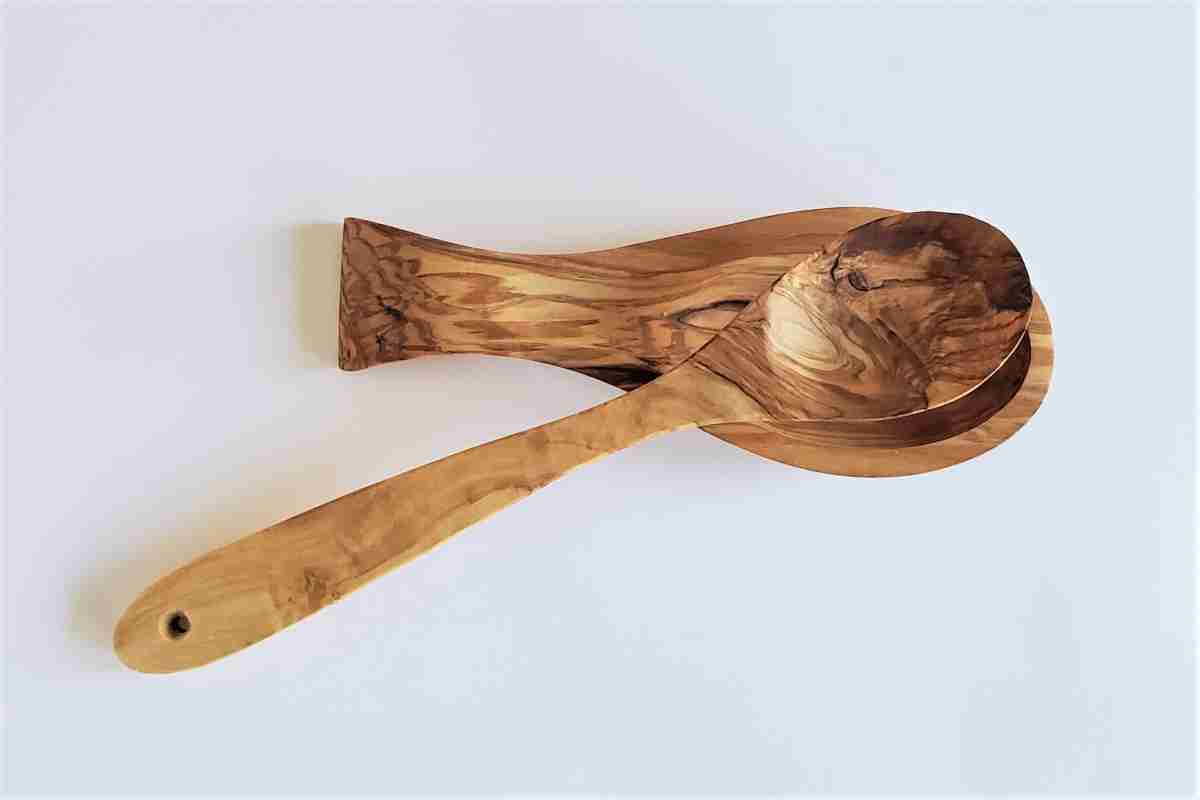 Olive Wood Spoon Rest